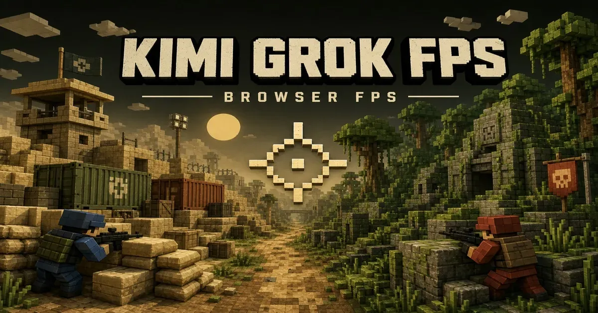 KIMI GROK FPS — ブラウザFPS のプレビュー 1